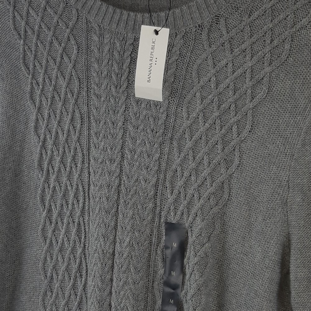 BANANA REPUBLIC oversized gray sweater
